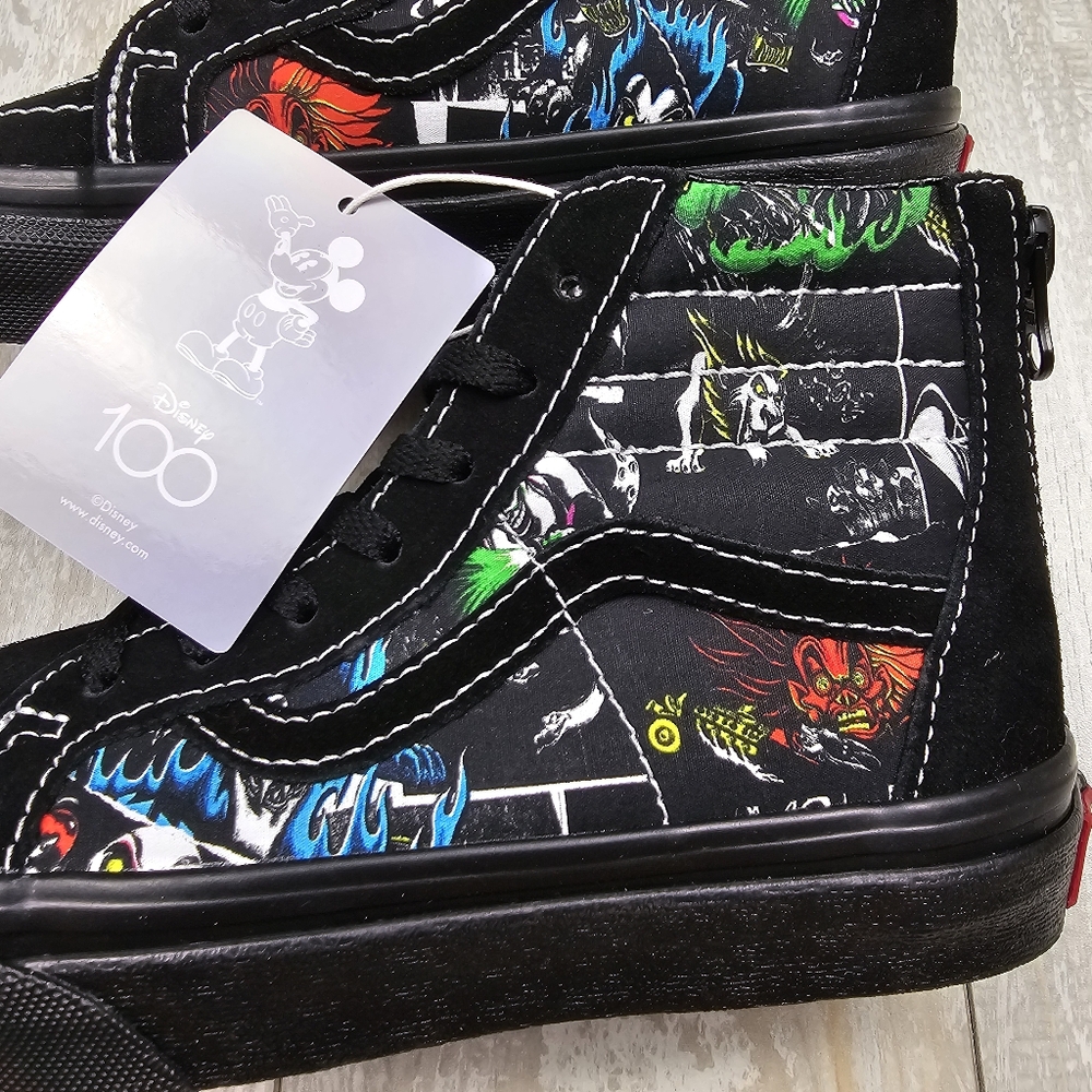 Vans X Disney 100 SK8-Hi Zip Villains - Picture 3 of 8